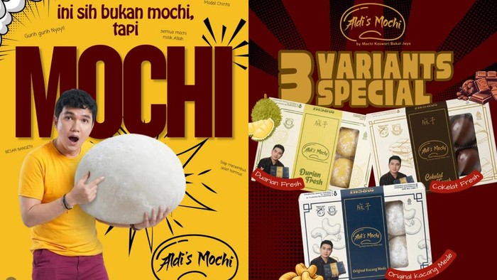 Bisnis Kuliner Baru Lagi! Aldi Taher Kini Jualan Mochi Khas Sukabumi