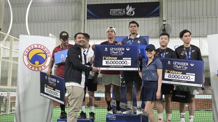 Bidik Suara Gen Z Lewat Olahraga: GP Nasdem Gelar Turnamen Padel Jelang Kongres