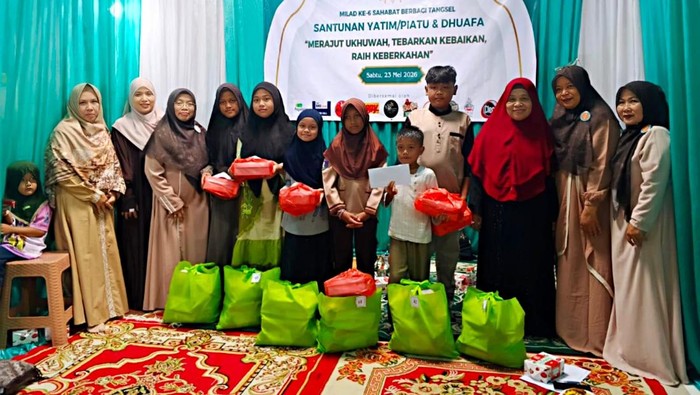 Pegadaian Gaet Sahabat Berbagi Tangsel Gelar Santunan Anak Yatim & Dhuafa