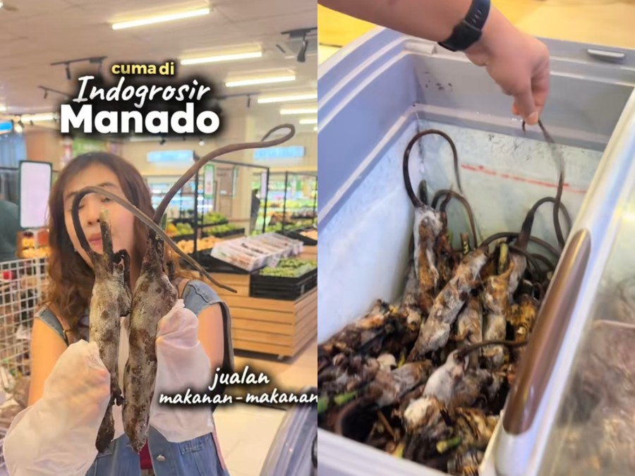 Tak Cuma di Pasar, Daging Kelelawar hingga Ular Dijual di Supermarket Manado