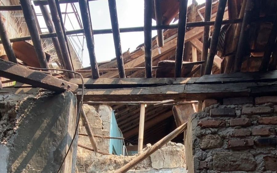 4 Rumah Warga di Ciampea Bogor Rusak Diterjang Angin Kencang