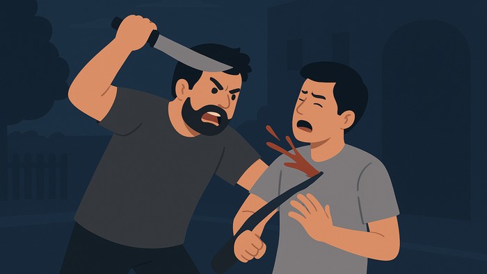 Kakek di Lampung Utara Bacok Tetangga, Berdalih Halusinasi Lihat Sosok Genderuwo