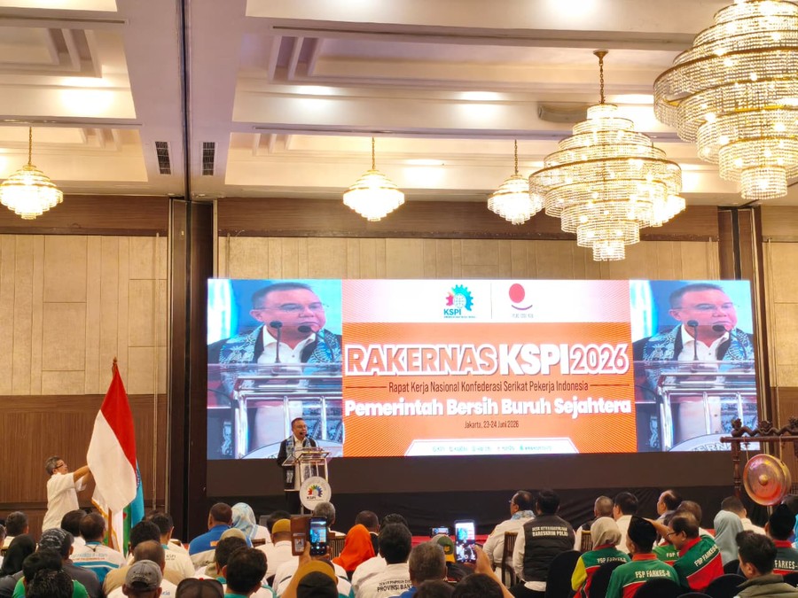 Fiskal Negara Kuat, Dasco Ajak Buruh Kompak Hadapi Pihak yang Memanfaatkan Isu Global