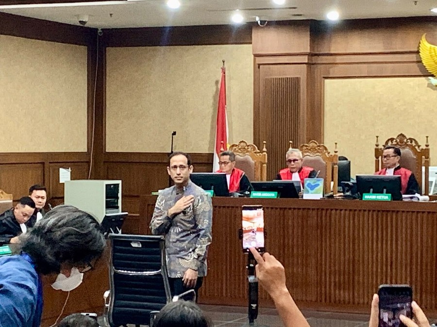 Putusan Nadiem Makarim Tersusun dalam Berkas Lebih dari 1.146 Halaman