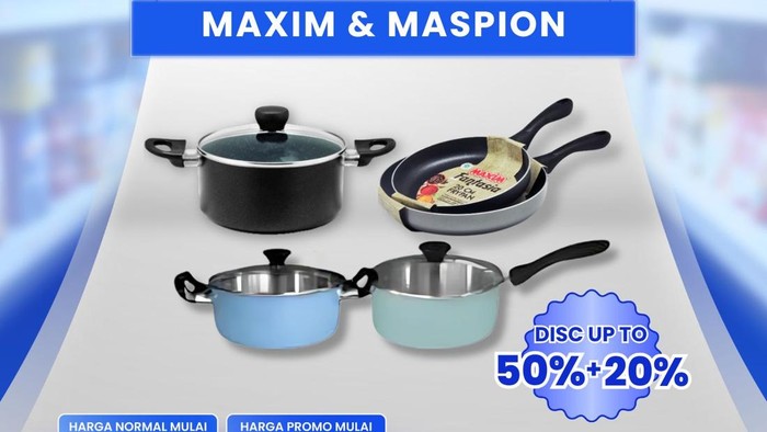 Cuma di Transmart Full Day Sale, Alat Masak Jadi Semurah Ini