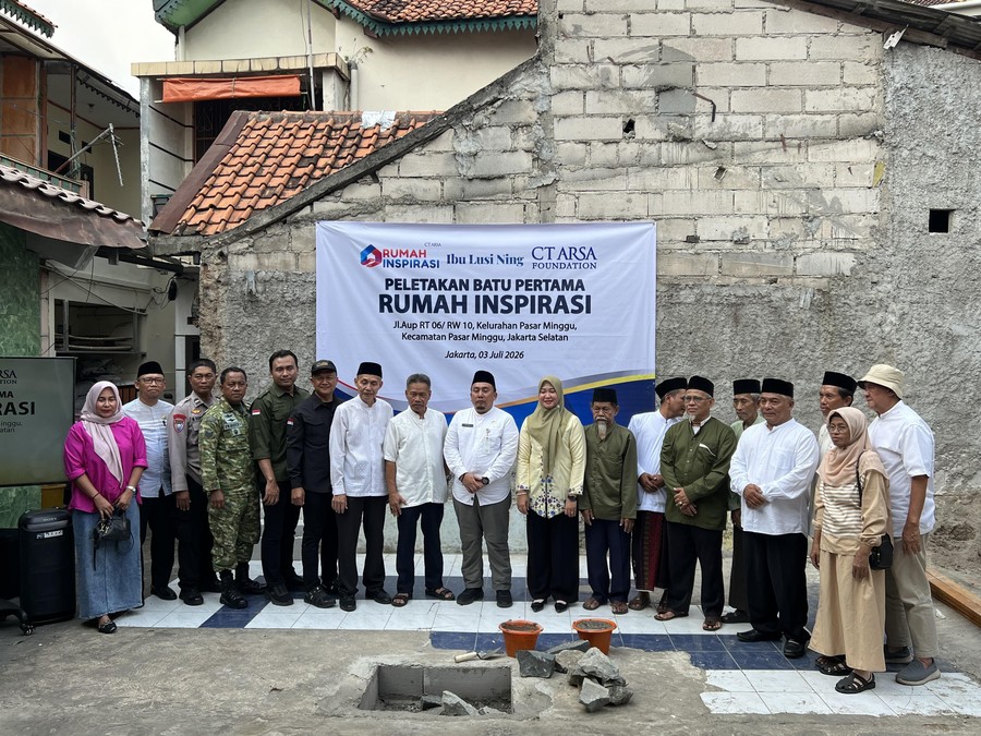 CT ARSA Foundation Bangun Rumah Inspirasi di Pasar Minggu Jaksel