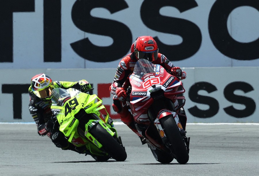 Fabio Di Giannantonio Akui Lupa Aturan saat Terlibat Duel Sengit dengan Marc Marquez di Assen