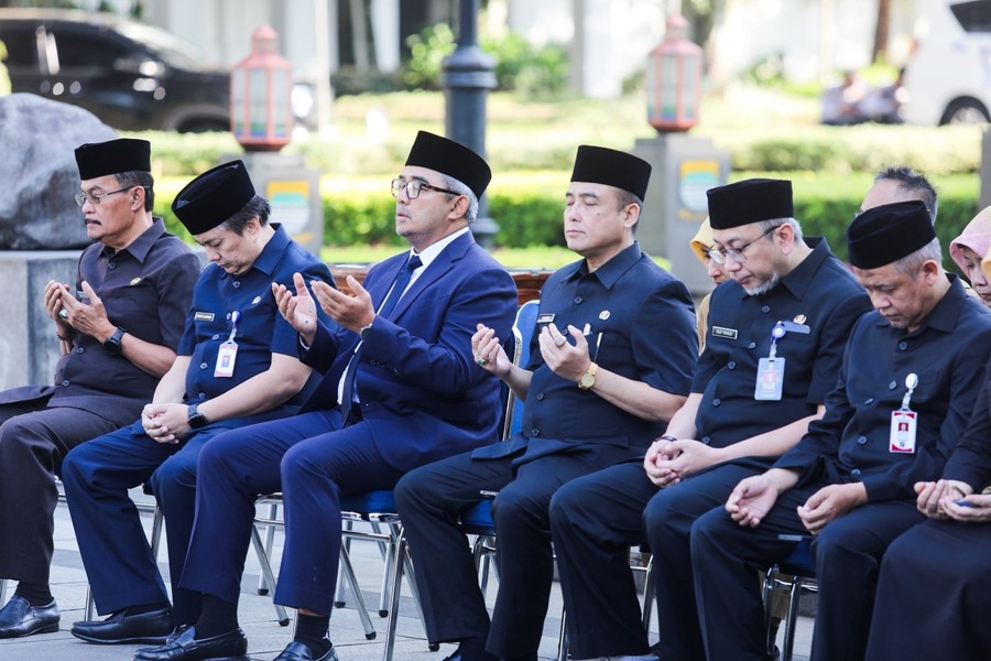 Farhan dan Erwin Tampil Kompak di Pelantikan ASN, Redam Isu Keretakan