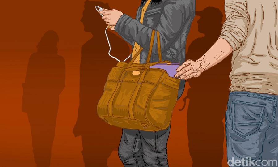 Aksi Copet Pakai Hoodie Sasar WNA di Jaksel Kini Diburu Polisi