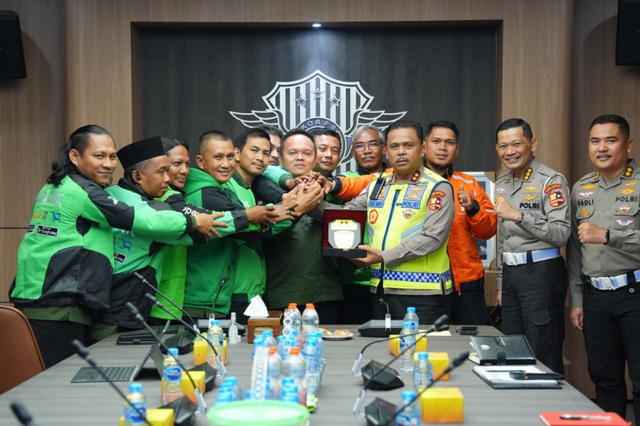 Pesan Haru Komunitas Ojol Lepas Irjen Agus sebagai Kakorlantas Polri