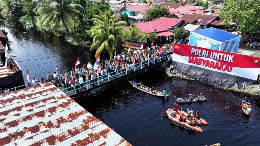 Kapolri Resmikan 80 Jembatan di Riau: Kado Istimewa Hari Bhayangkara
