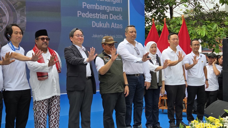 Patung Jenderal Sudirman Tetap Jadi Pusat Ikon Jembatan Cincin Donat Dukuh Atas