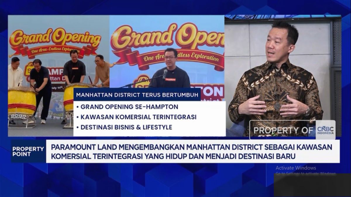 GADING SERPONG — Paramount Land Hadirkan Manhattan District sebagai Wajah Baru Kawasan Komersial