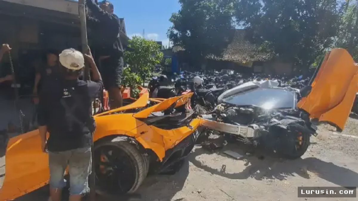 McLaren YouTuber Andra Terbelah Dua Akibat Insiden Jalan Solo-Wonogiri