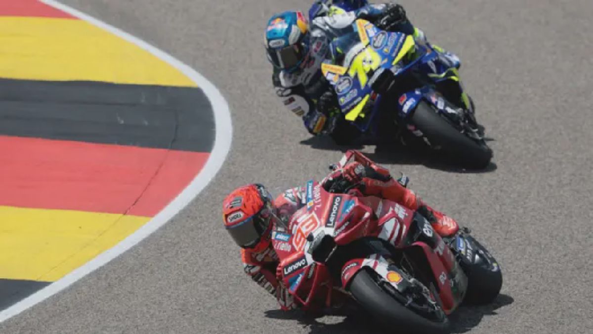 Marc Marquez Kalahkan Alex Marquez di MotoGP Jerman